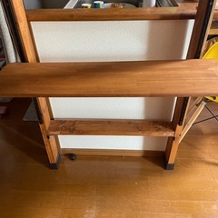 壁掛け収納2×4ブラウンの画像