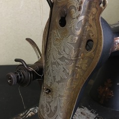 アンティークミシン オブジェに。の画像