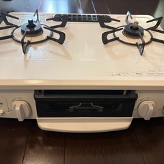 リンナイ2口ガスコンログリル付きの画像