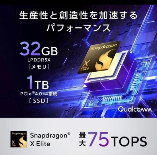 WindowsノートPC 15.6インチ　AI Copilot+PC 有機EL ASUS 32GB 1TB 3K 新品に近い美品