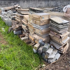 ブロック レンガ タイル 無料であげますの画像