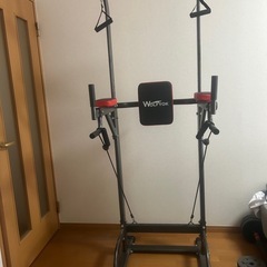 懸垂マシーン、ダンベルの画像