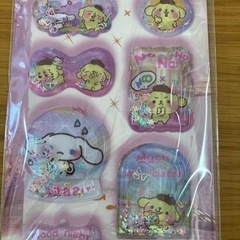 ウォーターシール、サンリオ♡クロミ、マイメロ、シナモン、ポムポム、4セット、まとめ売り、早い者勝ち！③の画像