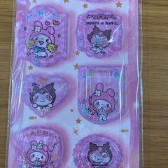 ウォーターシール、サンリオ♡クロミ、マイメロ、シナモン、ポムポム、4セット、まとめ売り、早い者勝ち！③の画像
