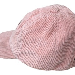 ANAP kids ピンク コーデュロイ キャップ ロゴ刺繍 子供用 帽子の画像