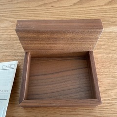 未使用【無印良品】壁に付けられる家具トレー　ウォールナット材突板の画像