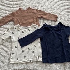 ベビー服長袖　女の子70.80の画像