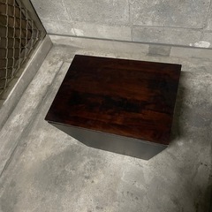 木箱　　台形型　収納箱の画像