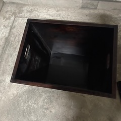 木箱　　台形型　収納箱の画像