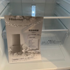 hisense 130L 2ドア 冷蔵庫の画像