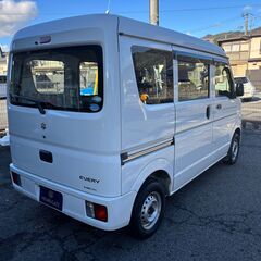 ご成約有難う御座いました。【総額コミコミ】広島発プライムゲート27年エブリィバン　車検令和９年８月　ハイルーフ　法人ワンオーナー　5AGSオートマ車　バックカメラ　ドライブレコーダー　ETC　タイミングチェーン　取説/保証書/ディーラー整備記録簿完備　修復歴無し　軽自動車　軽バン　格安　　の画像