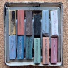 レトロ　サクラ　コンテパステル　12色の画像