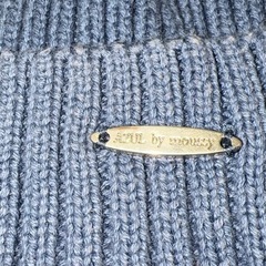 AZUL by moussy ニット帽 子供用 くすみブルー アズール マウジーの画像