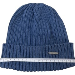 AZUL by moussy ニット帽 子供用 くすみブルー アズール マウジーの画像