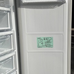 【RKGRE-619】特価！三菱/1ドア/前開き冷凍庫/121L/MF-U12Y-W/中古品/2015年製/店頭引取推奨商品/弊社近隣配達も可の画像