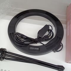 ★リユースのサカイ水戸店★ グリーンハウス リング型LEDライト８インチ   動作確認／クリーニング済み MT6824の画像