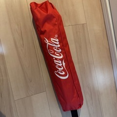 【ほぼ未使用】コカコーラ　キャンプ　アウトドア　テーブル　折りたたみ　コンパクトの画像