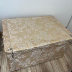 チャック付き収納ケース2個の画像