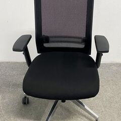 コクヨ/KOKUYO エントリー2 チェアー 背ブラック・座ブラック 樹脂脚 ナイロンキャスター 中古家具 店頭引取歓迎 ■R10317の画像