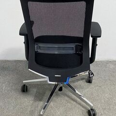 コクヨ/KOKUYO エントリー2 チェアー 背ブラック・座ブラック 樹脂脚 ナイロンキャスター 中古家具 店頭引取歓迎 ■R10317の画像