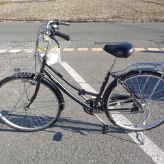 TRADLINE 外装6段　27インチ　軽快車　黒　【276】通勤・通学用に　の画像