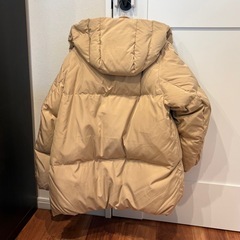 ナノユニバース  撥水加工 フードショートダウンコート ベージュの画像