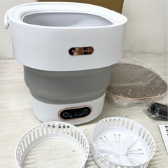 M【未使用品】小型洗濯機 Foldable Mini Washer 折りたたみ 洗濯機 キャンプ 災害 生活家電 レジャー アウトドア用品の画像