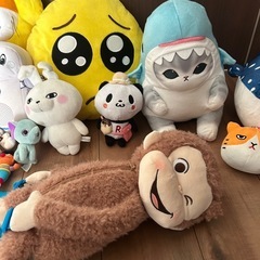 ぬいぐるみまとめ売りの画像