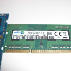 ノート用　DDR3　３枚の画像