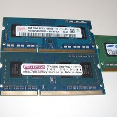 ノート用　DDR3　３枚の画像