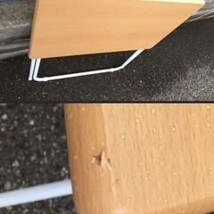 JM20560K)折畳テーブル＜幅：約70cm 高さ：約65cm 奥行：47cm＞中古品【取りに来られる方限定】　 -の画像