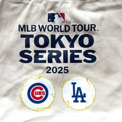 MLB 東京開幕シリーズトートバッグドジャースVSカブスの画像