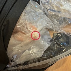 OGK グランディアゼロプラス専用 レインカバー RCR-010 ※未使用・透明部分に破れあり（写真参照） の画像