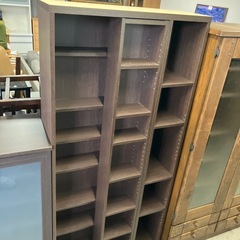 A2512-560 スライド式　本棚　大容量　キズ汚れ有りの画像