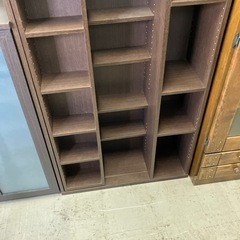 A2512-560 スライド式　本棚　大容量　キズ汚れ有りの画像