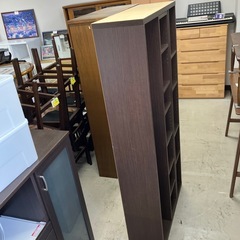 A2512-560 スライド式　本棚　大容量　キズ汚れ有りの画像