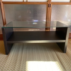 ガラステーブル　センターテーブルの画像