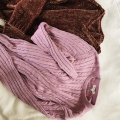 全て新品⚫︎ナノユニバースなどセーター＆カーディガン3点とスヌード　の画像