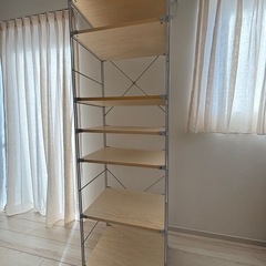 【受け渡し予定者決定】無印良品  スチールユニットシェルフの画像