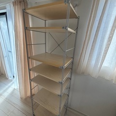 【受け渡し予定者決定】無印良品  スチールユニットシェルフの画像