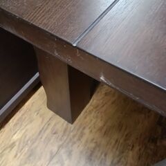 ★リユースのサカイ水戸店★ローテーブルダークブラウンH35×D90×W120クリーニング済みMT6834の画像