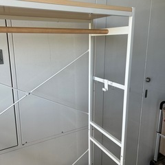 衣類収納簡易クローゼットの画像