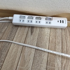 USB充電ポート付きタップの画像