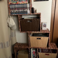 本棚インテリア棚の画像