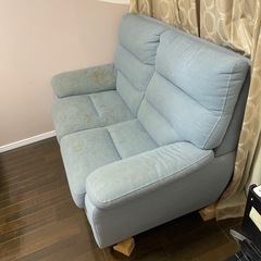 二人がけソファ　大塚家具で購入の画像