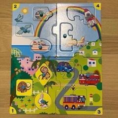 くもんのジグソーパズル　ステップ0 SHAPES GAME 2ピース　パズル　知育玩具　形　図形 はめ絵 KUMONの画像