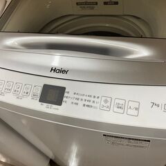 【中古】洗濯機　ハイアール　JW-UD70MK　7.0kg　2024年製🐶「ジモティ見た」でドリンクプレゼント中‼🐶の画像