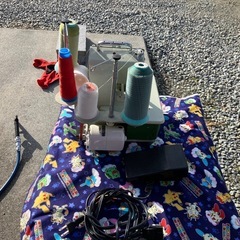 世界初の家庭用小型ロックミシンの画像