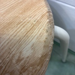 【無料】円形 ダイニング 3点セット2人掛けの画像