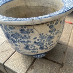 此方も明治の物かと思われます瀬戸焼？欠損ありますの画像